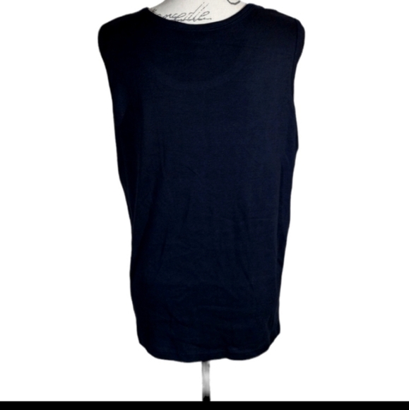 RHINESTONE Sleeveless Jersey NWOT - Picture 2 of 4